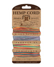 Hemptique #10 Variegated Hemp Cord Card Set - Variegated 2