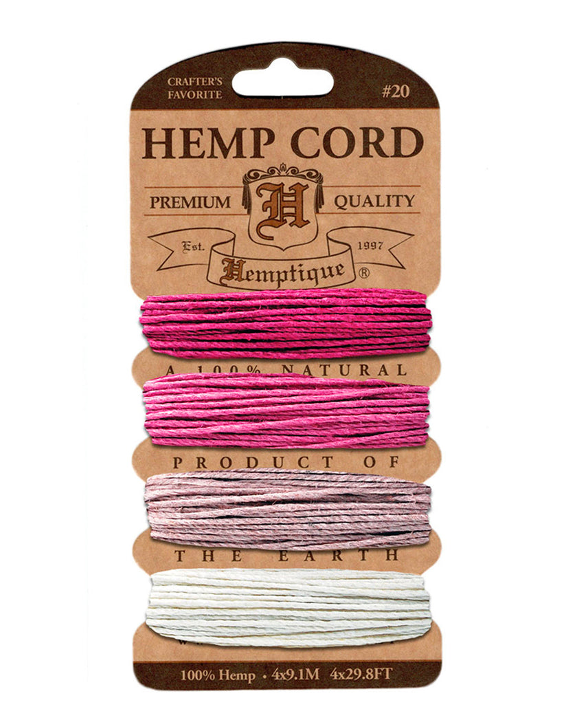 Hemptique #20 Hemp Cord Card Set