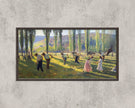 Henri Martin Impressionist Art Print: Summer Landscape, Tranquil Vintage Painting