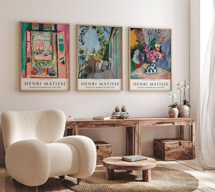 Henri Matisse Art Print Set: Fauvist Vintage Gallery Wall