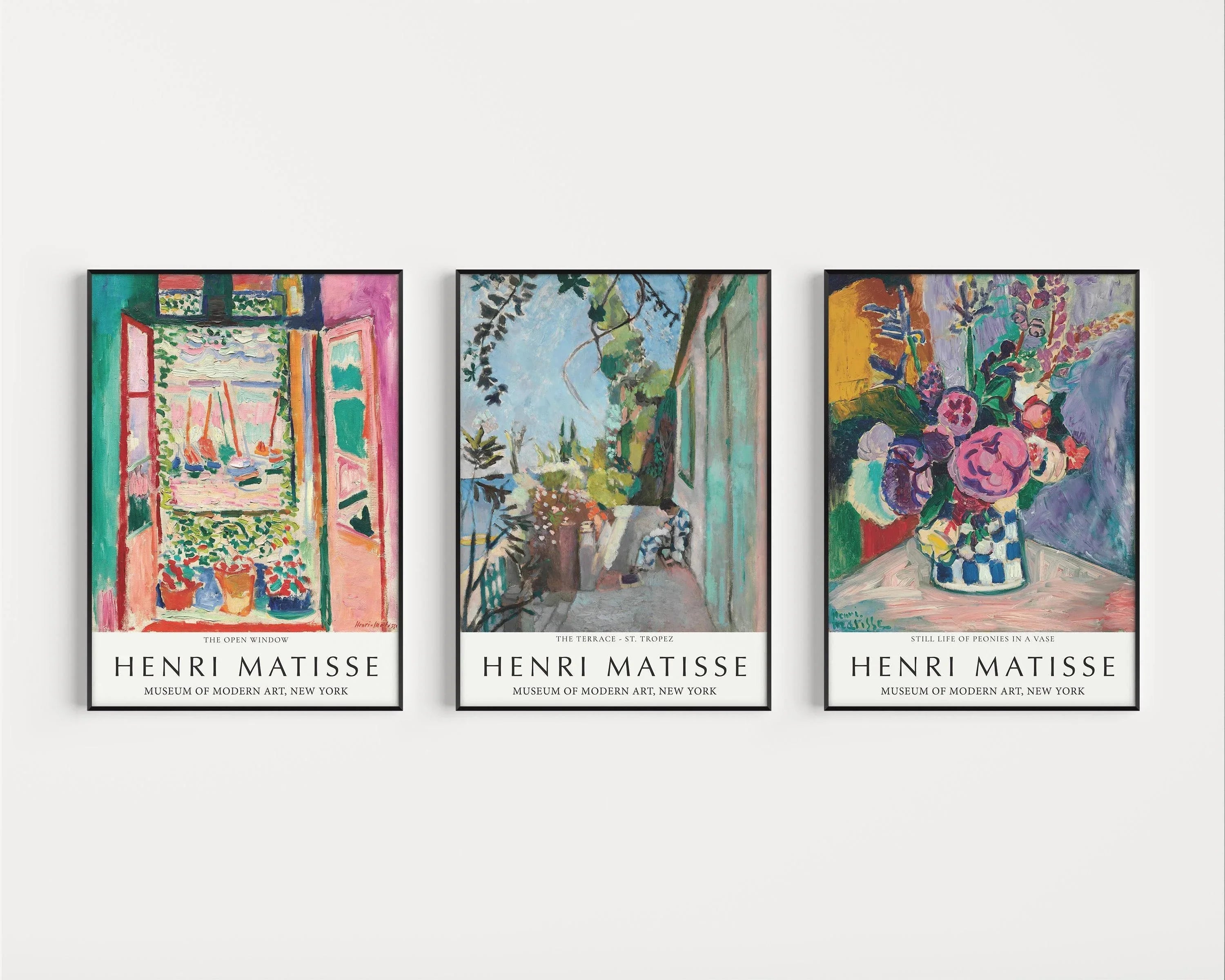 Henri Matisse Art Print Set: Fauvist Vintage Gallery Wall