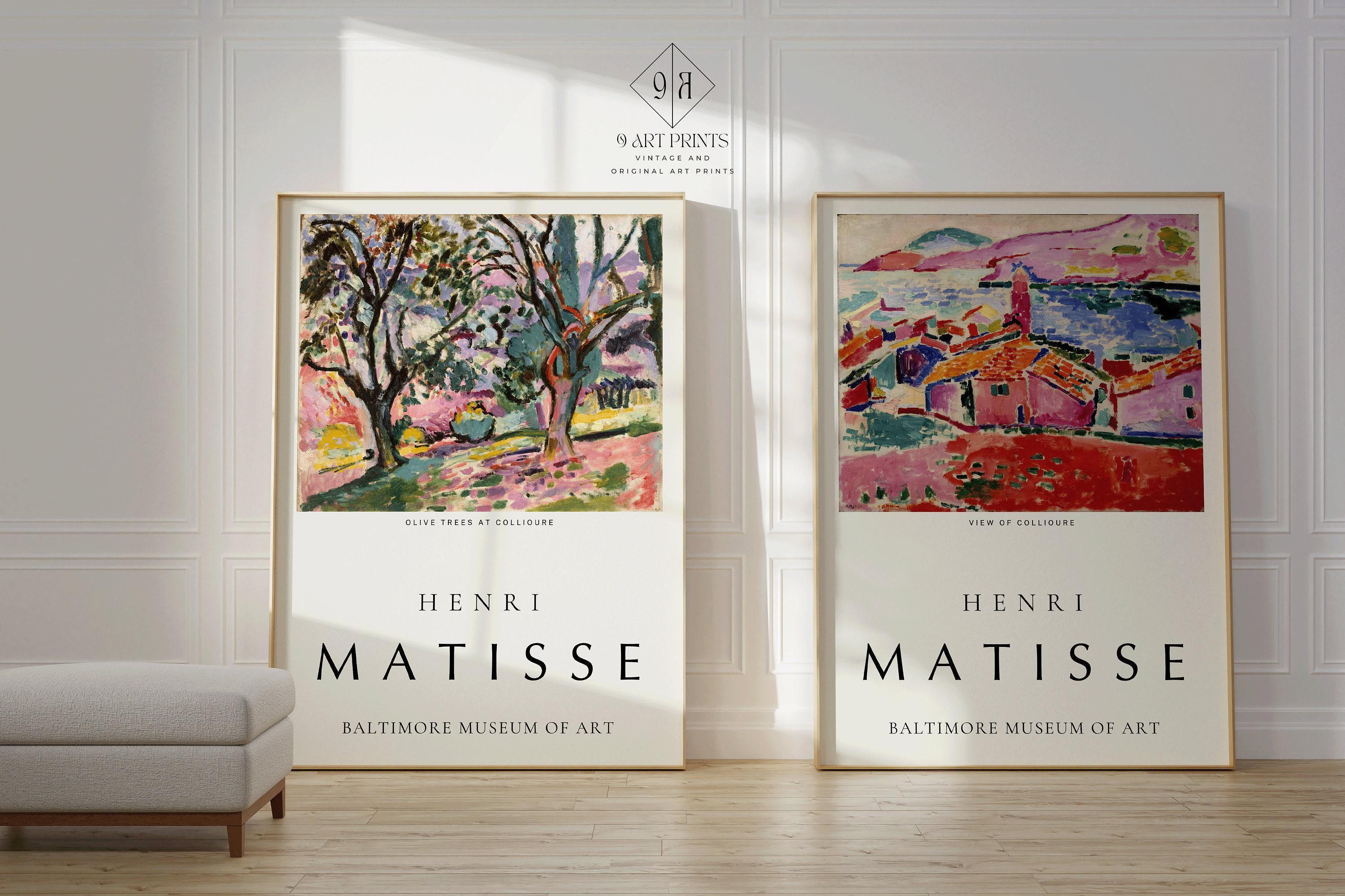Henri Matisse Art Print Set: Olive Trees & Collioure, Museum Quality