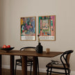 Henri Matisse Art Print Set: Peonies Still Life & Open Window