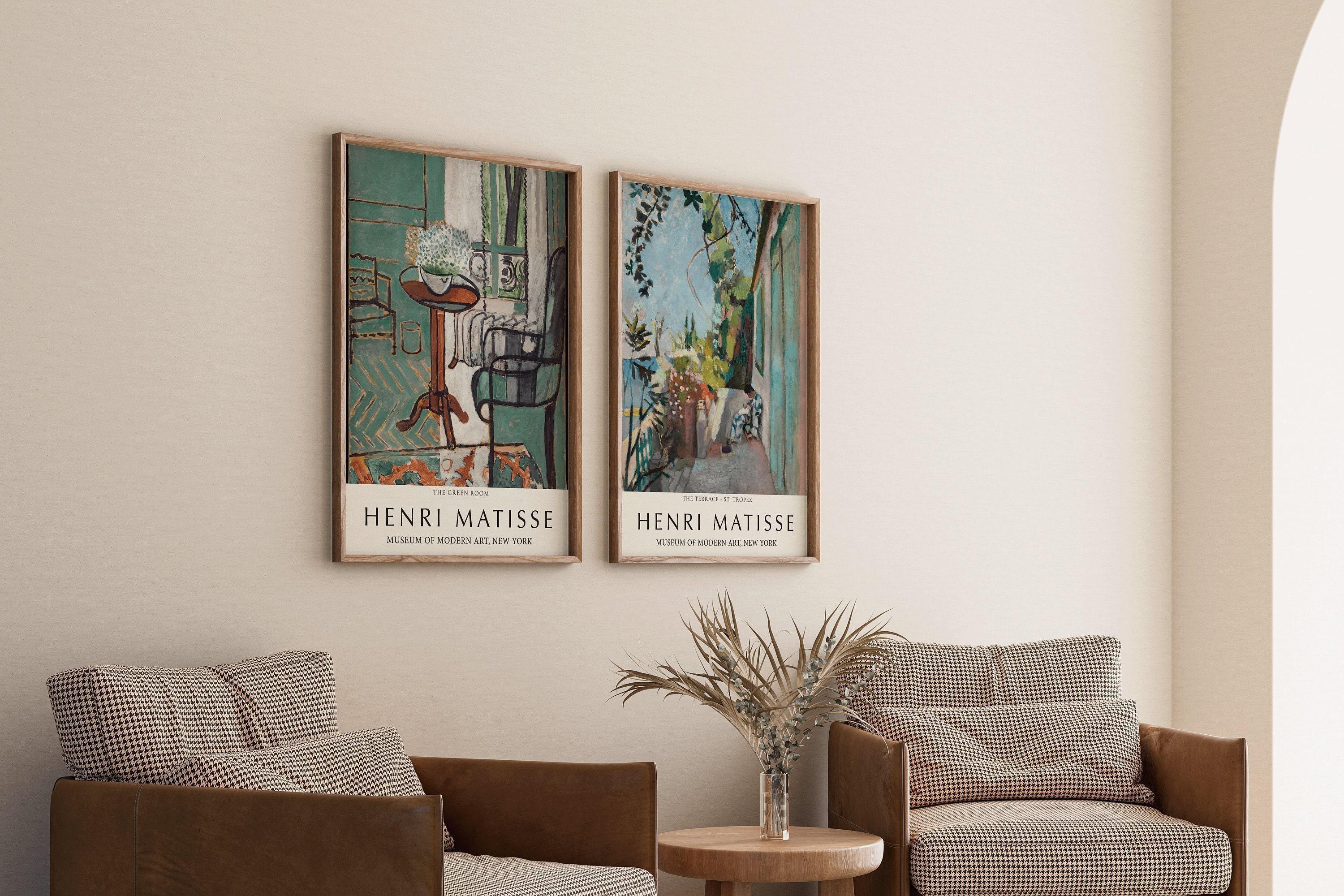 Henri Matisse Art Print Set: The Green Room & St. Tropez