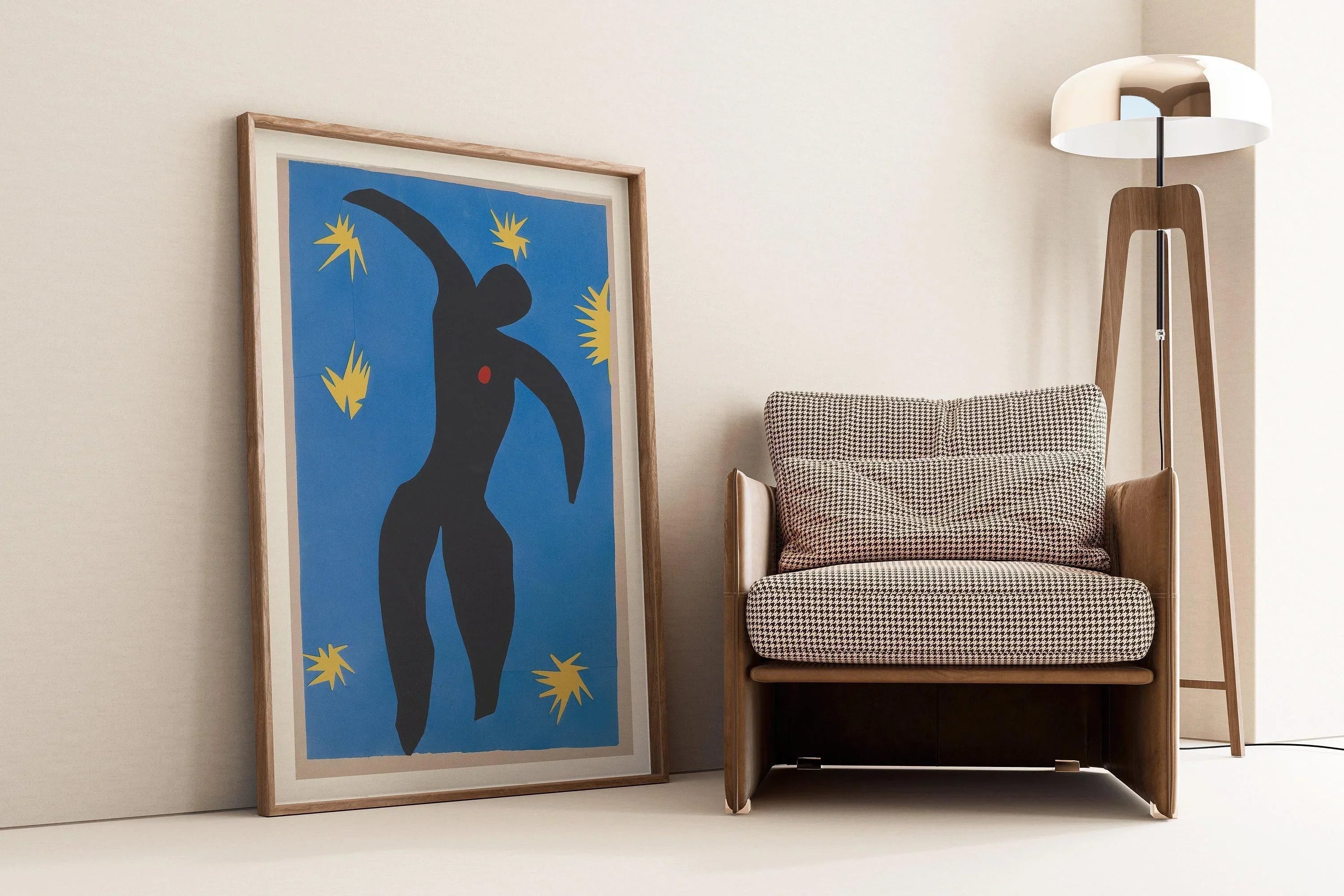 Henri Matisse - Icarus | Famous Art Papier Decoupes (available handframed or unframed)