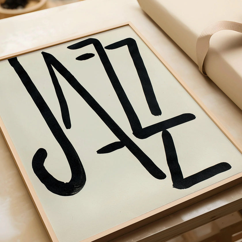 Henri Matisse JAZZ Poster: Mid-Century Modern Typography Art Print