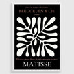 Henri Matisse Leaf Print: Black & Brown Exhibition Poster, Fine Art Giclee