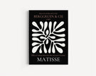 Henri Matisse Leaf Print: Black & Brown Exhibition Poster, Fine Art Giclee