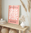Henri Matisse Leaf Print: Pink Exhibition Poster, Papier Decoupes