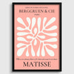 Henri Matisse Leaf Print: Pink Exhibition Poster, Papier Decoupes