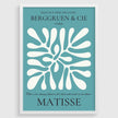 Henri Matisse Leaf Print: Teal Exhibition Poster, Museum Quality