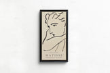 Henri Matisse Woman Profile Sketch Tall Art Print (2x1)