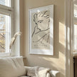 Henri Matisse Woman Profile Sketch Tall Art Print (2x1)