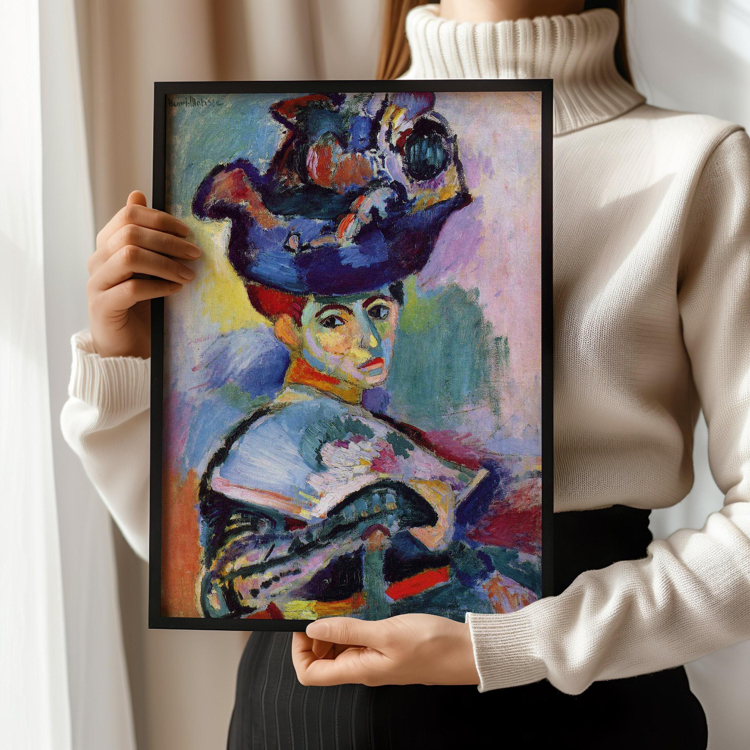 Henri Matisse - Woman with a Hat | Famous Art Madame Matisse (available handframed or unframed)