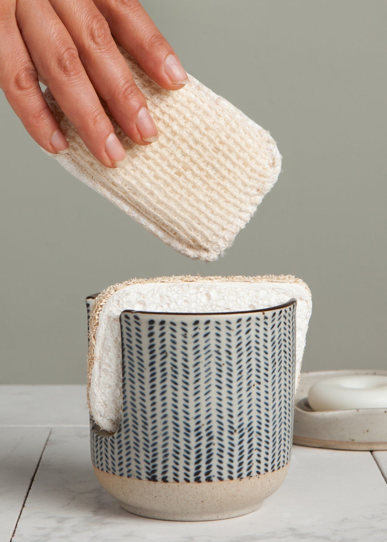 Herringbone Sponge Holder