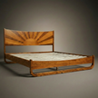 Sunset Solid Wood Bed Frame