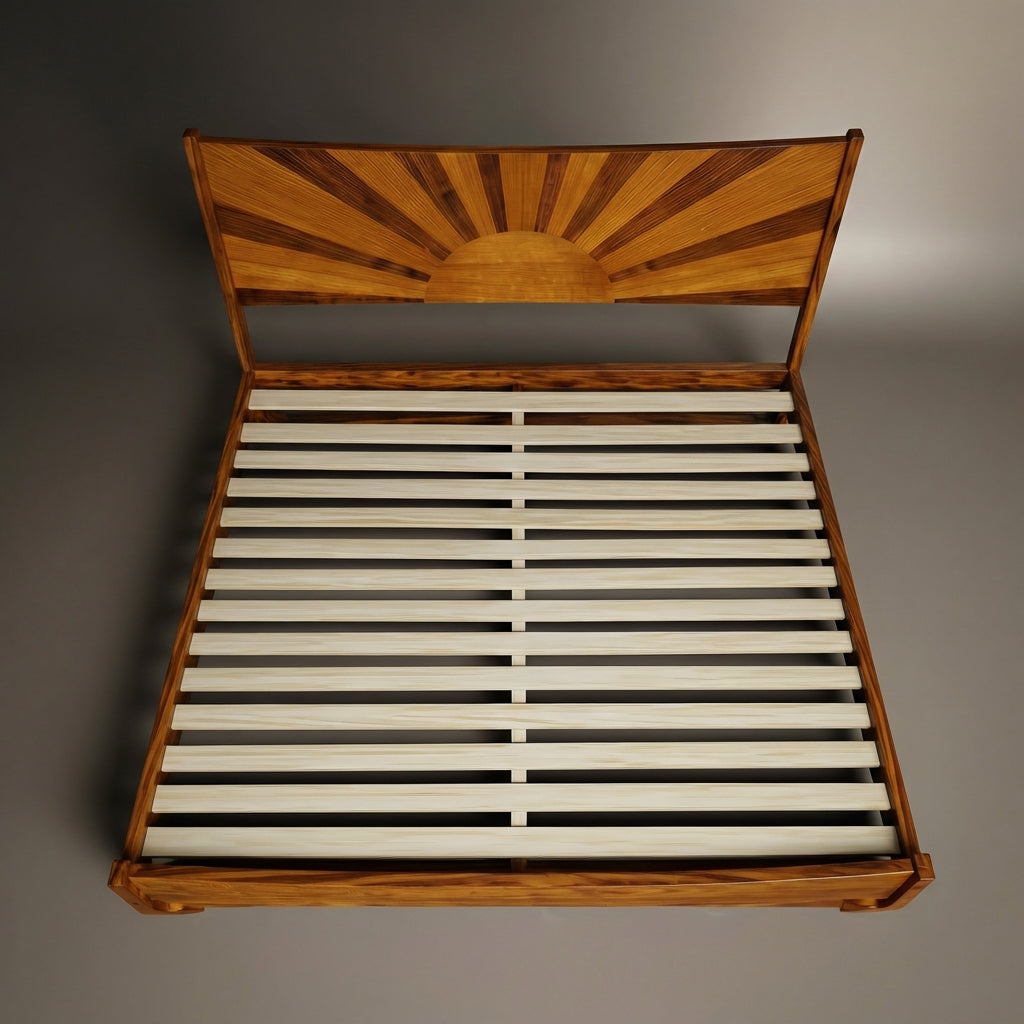 Sunset Solid Wood Bed Frame