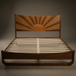 Sunset Solid Wood Bed Frame