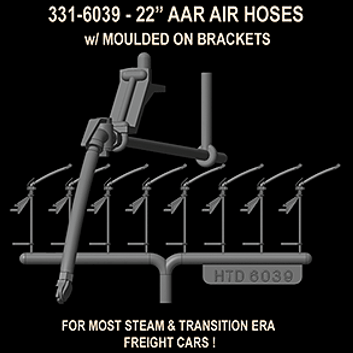 Hi-Tech Details 6039 HO A.A.R. Air Hoses 22