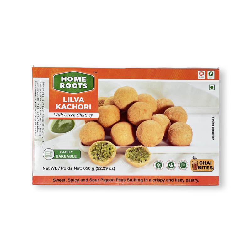 Home Roots Lilva Kachori With Chutney (20pc) 650g