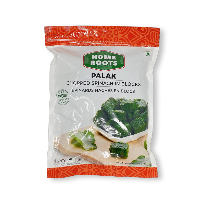 Home Roots Palak (Chopped Spinach in Blocks) 312g