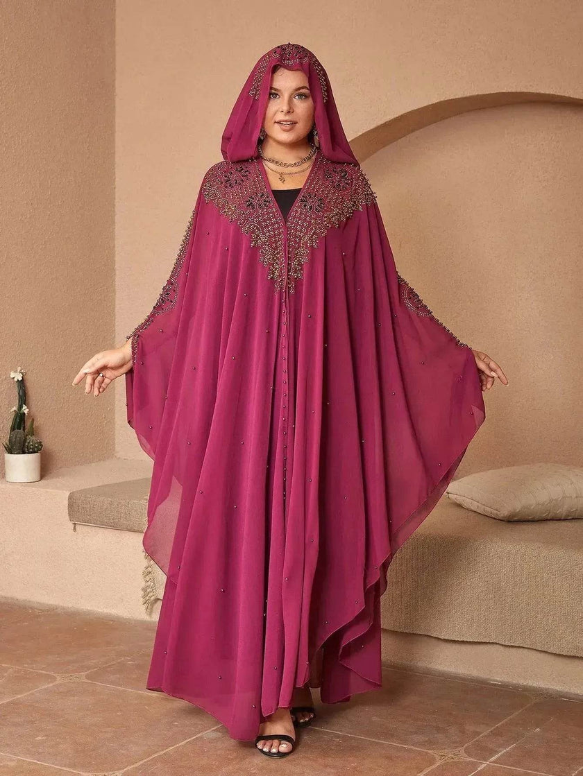 High-definition Arab  Shawl Hooded Cloak