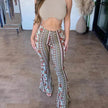 High Elastic Tight Pants Slim Charming Print Trousers Womens Clothing