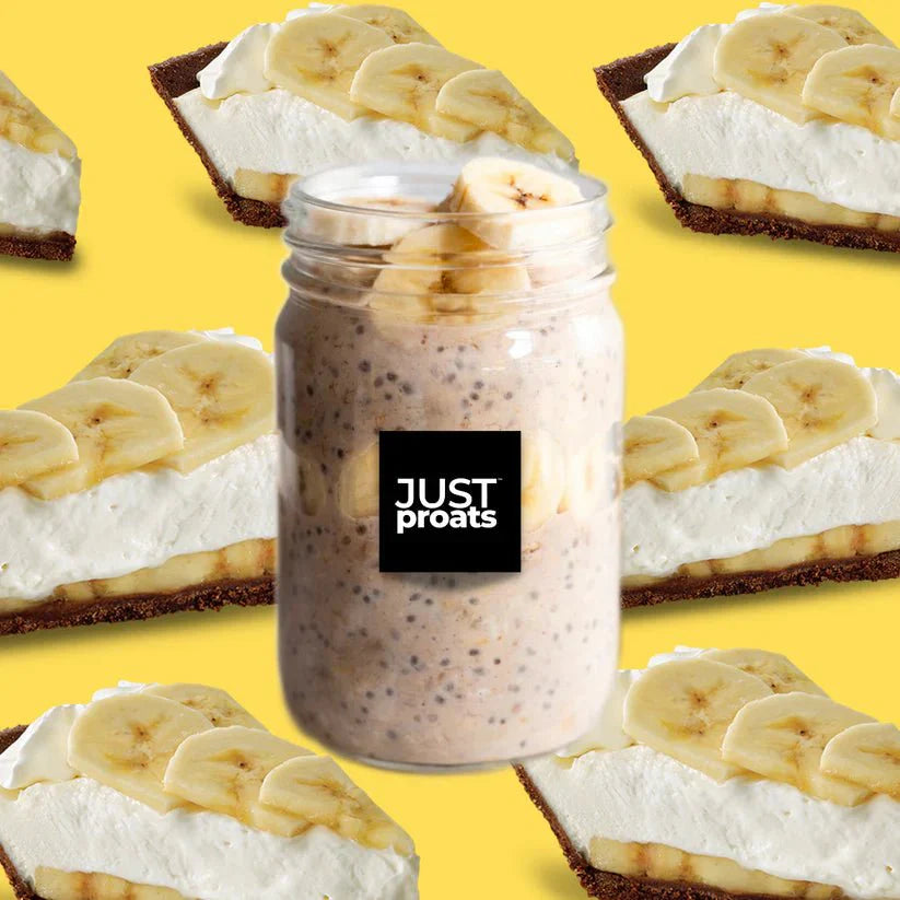 High Protein Oatmeal - Banana Cream Pie