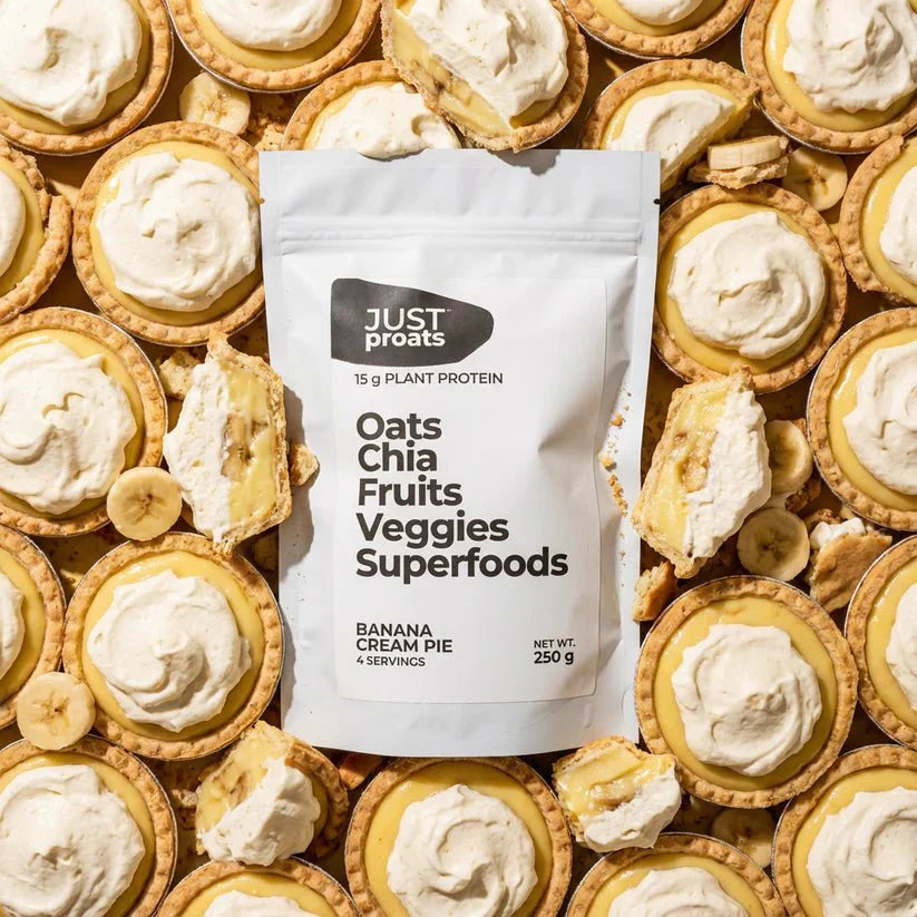 High Protein Oatmeal - Banana Cream Pie