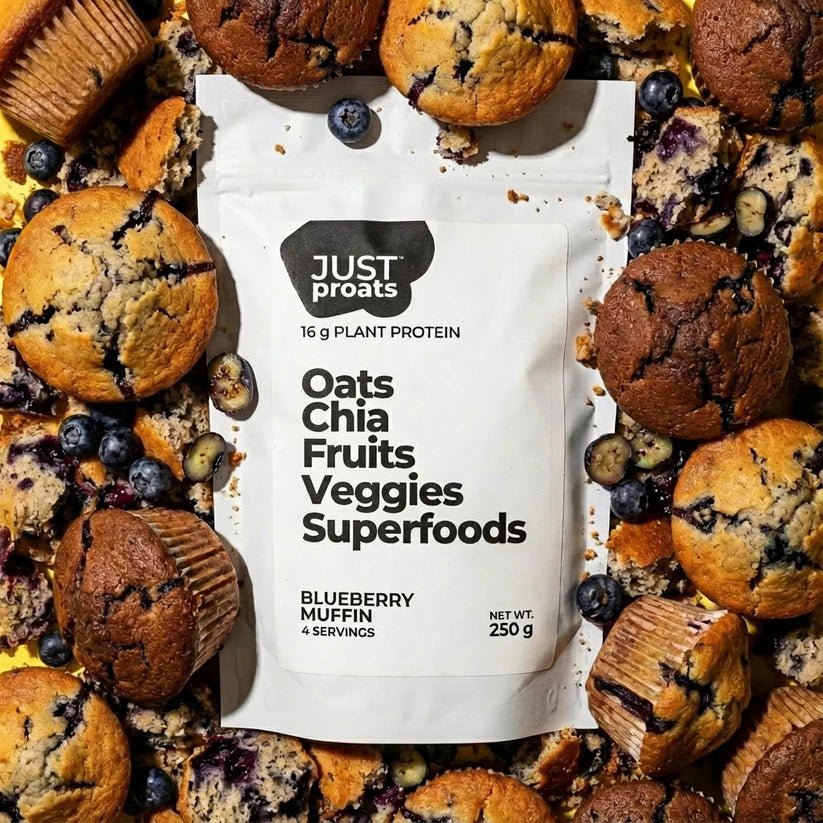 High Protein Oatmeal - Blueberry Muffin