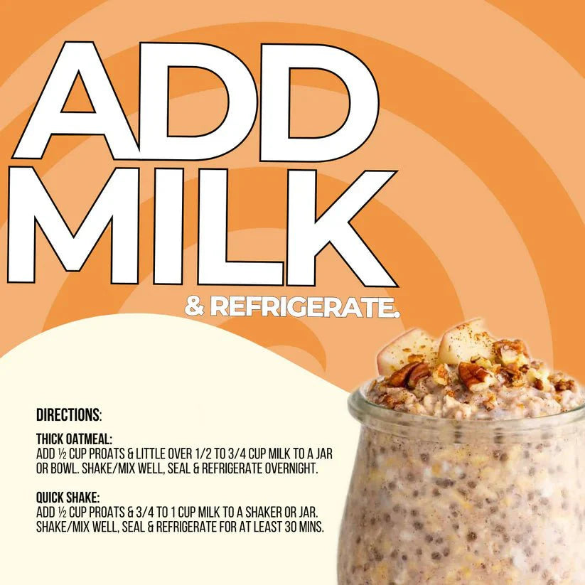 High Protein Oatmeal - Cinnamon Roll