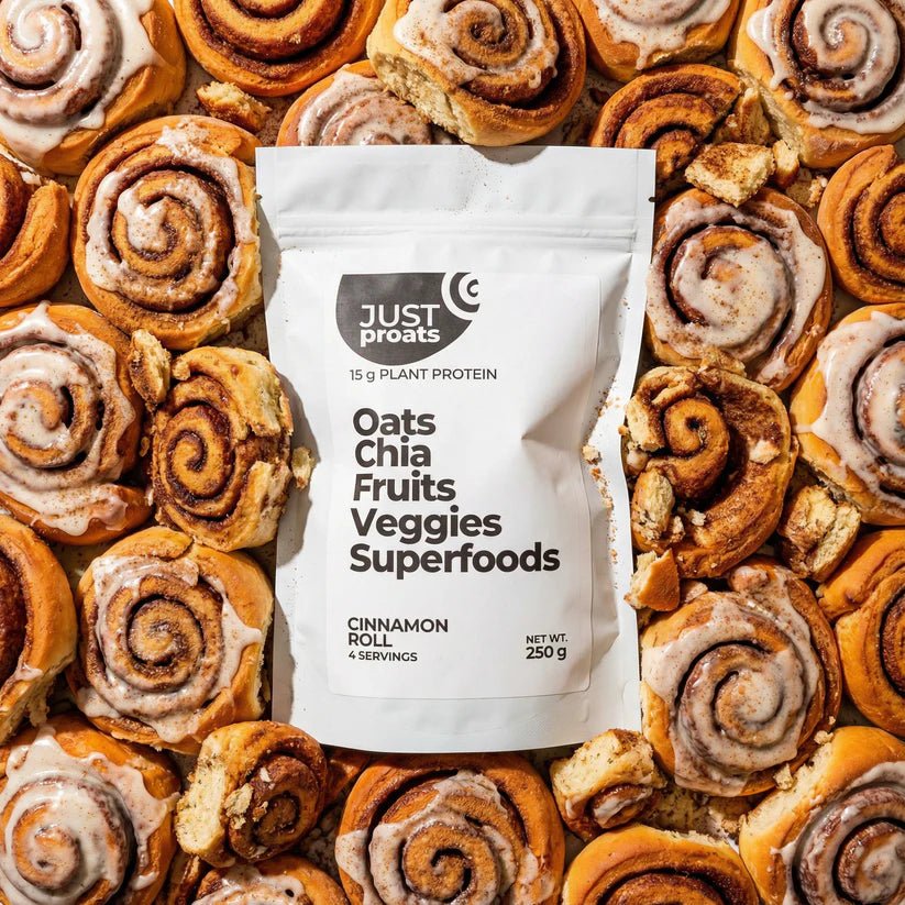 High Protein Oatmeal - Cinnamon Roll