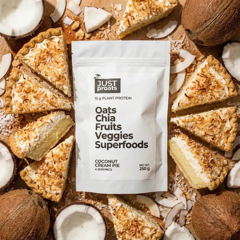High Protein Oatmeal - Coconut Cream Pie