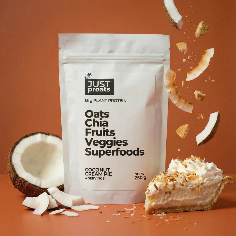 High Protein Oatmeal - Coconut Cream Pie