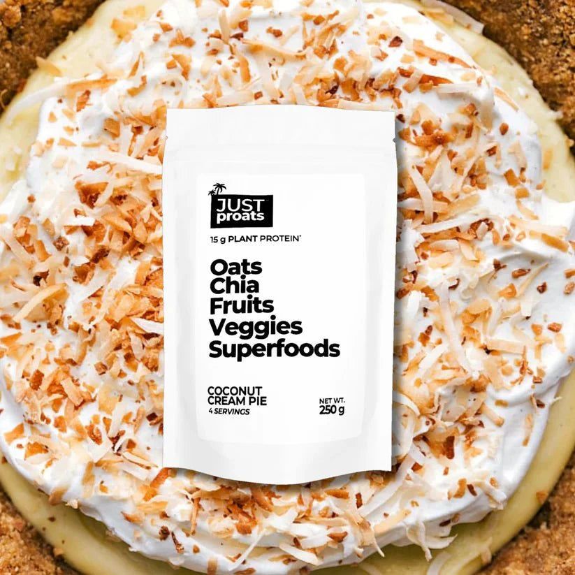 High Protein Oatmeal - Coconut Cream Pie