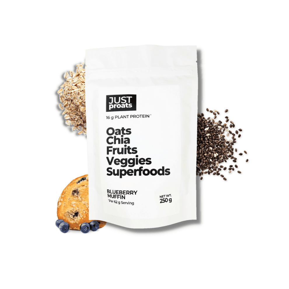 High Protein Oatmeal - Blueberry Muffin