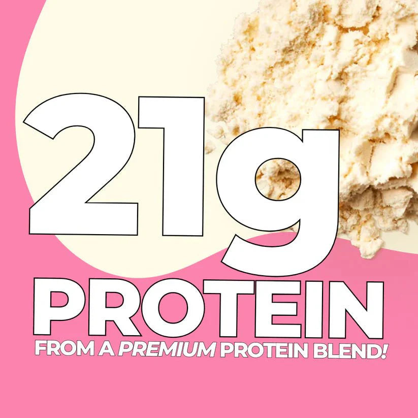 High Protein Oatmeal - Strawberry Sundae