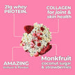 High Protein Oatmeal - Strawberry Sundae