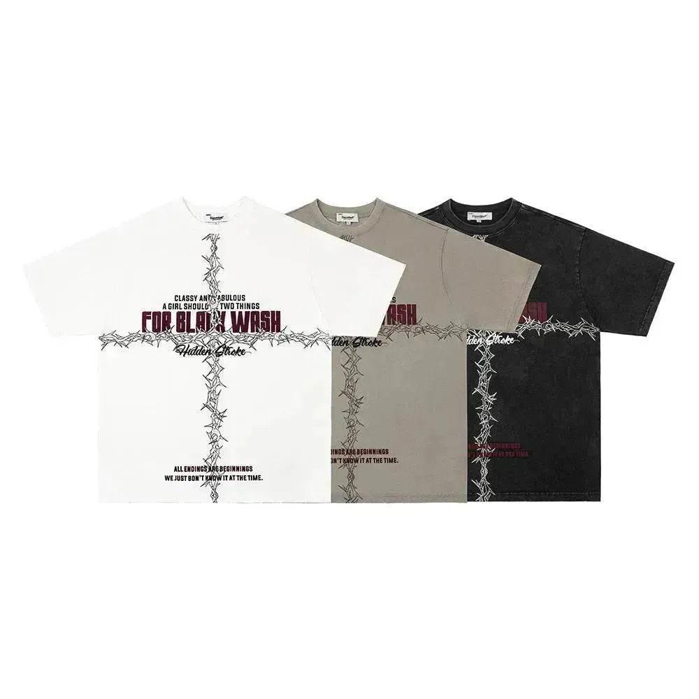 High Street Cross Casual Short Sleeve