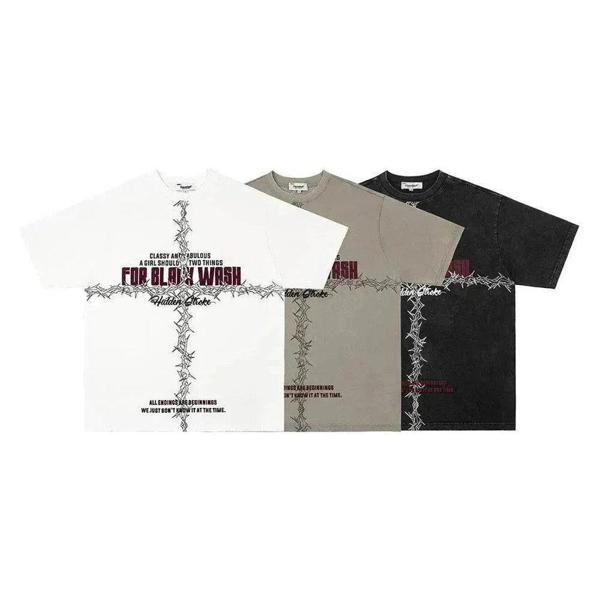 High Street Cross Casual Short Sleeve