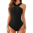 High Waist Slimming Sleeveless Summer Tight Waist Charming Jumpsuit