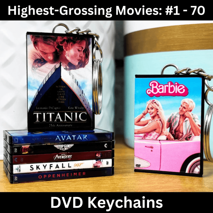 Highest-Grossing Movies (#1-70) Keychains