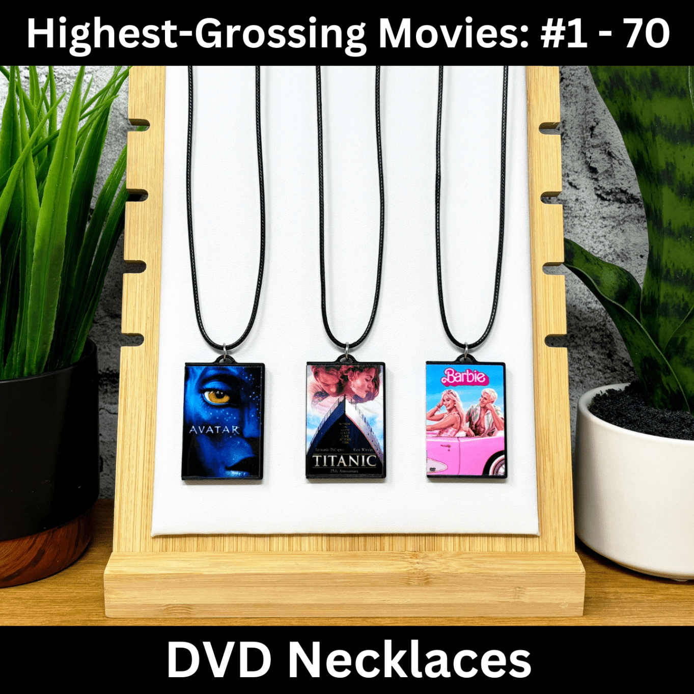 Highest-Grossing Movies (#1-70) Necklaces