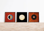Hilma Af Klint STATEMENT TRIO Art| Abstract Vintage Art available framed 1x1
