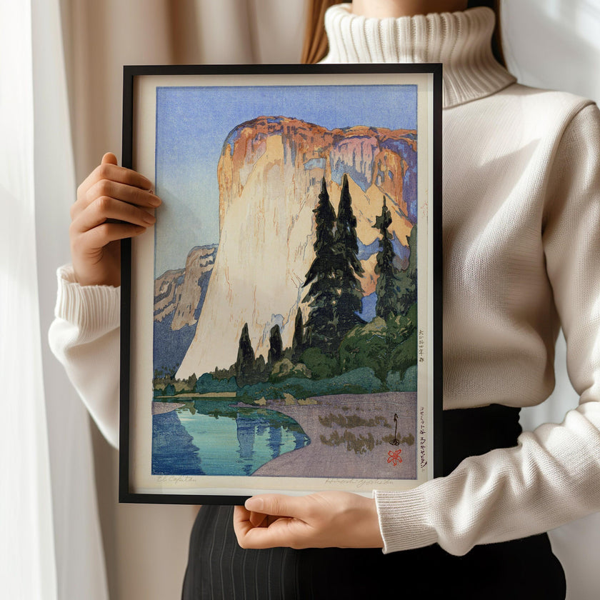 Hiroshi Yoshida - El Capitan Giclee Print: Vintage Japanese Woodblock Art