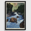 Hiroshi Yoshida Kurobe River Giclee Print: Vintage Japanese Woodblock Art