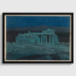 Hiroshi Yoshida Print: Athens Ancient Ruins, Japanese Woodblock Art
