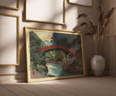 Hiroshi Yoshida Sacred Bridge Print: Vintage Japanese Woodblock Art