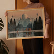 Hiroshi Yoshida Taj Mahal Print: Vintage Japanese Woodblock Art