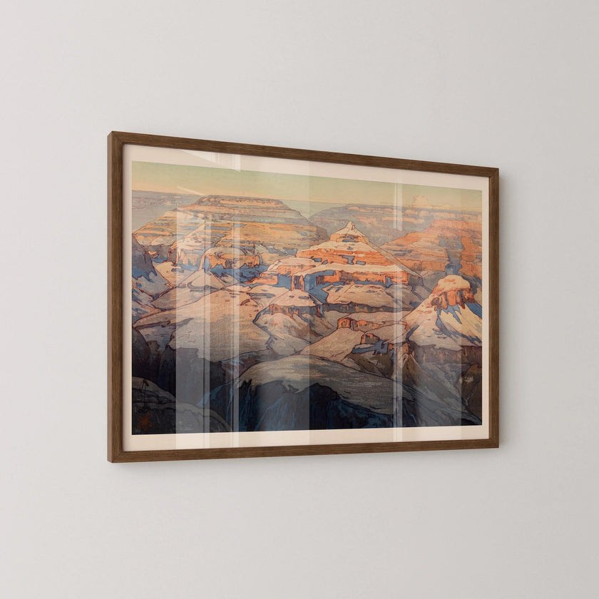 Hiroshi Yoshida - The Grand Canyon Giclee Print: Vintage Japanese Woodblock Art